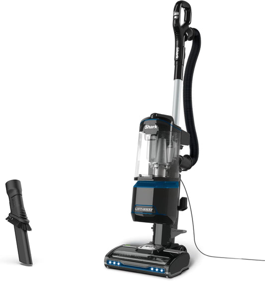 Corded Upright Vacuum Cleaner 1.1L with Lift-Away Technology, LED Headlights, Anti-Allergen, 8M Cord, 750W, Crevice, Multi-Surface Tools, Blue/Black, NV602UK