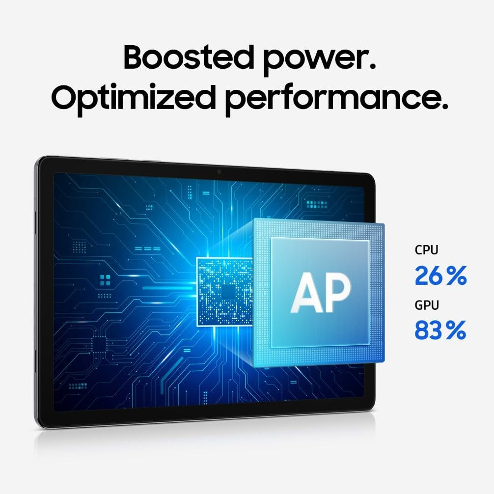 Galaxy Tab A11+, Android Tablet, AI Features, Sleek and Modern Design, 11 Inch 90Hz Display, 128GB Storage, 6GB Memory, with Dolby Quad Speakers, Silver, 3 Year Extended Warranty (UK Version)
