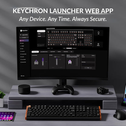 K10 HE Wireless Mechanical Keyboard - Hall Effect Magnetic Switch, Adjustable Actuation & Rapid Trigger, Full-Size UK Layout, Hot-Swappable Aluminium/Wood Frame for Windows/Mac/Linux - Black