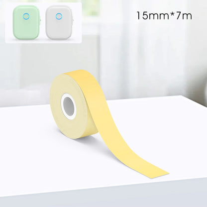 Portable Mini Printer Marklife P12 Thermal Printer Adhesive Sticker Labeling Machine P12 Label Maker or 1PK Continues Label Tape