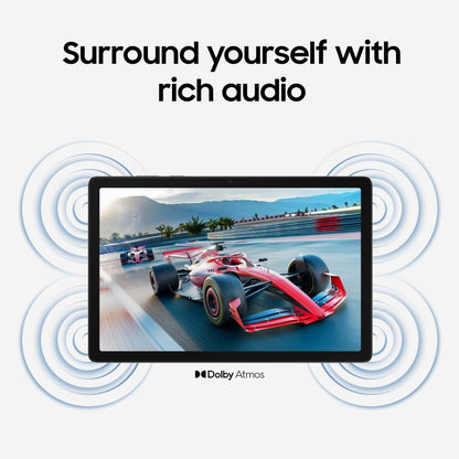 Galaxy Tab A11+, Android Tablet, AI Features, Sleek and Modern Design, 11 Inch 90Hz Display, 128GB Storage, 6GB Memory, with Dolby Quad Speakers, Silver, 3 Year Extended Warranty (UK Version)